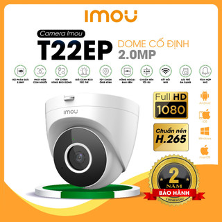 Camera Wifi IMOU trong nhà T22EP(2.0MP)/T42EP(4.0MP) hỗ trợ mic thu âm thanh, phát hiện con người, phát hiện chuyển động