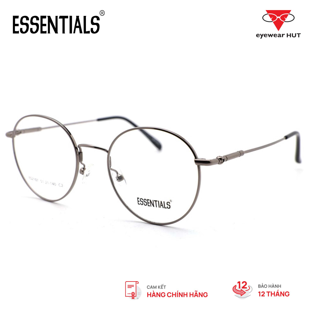 Kính Gọng Nữ chính hãng Essentials (F) ES2107_51 phong cách Thiết kế kiểu dáng Tròn