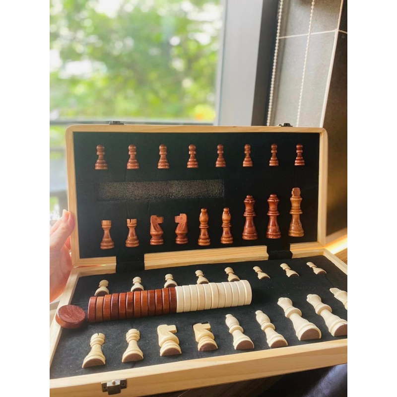 BỘ CỜ VUA CÓ NAM CHÂM SIZE 39Cm