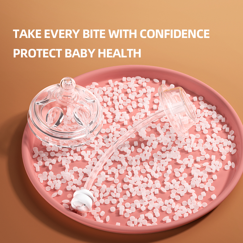 GUGU PPSU cho bú bình với tay cầm cho em bé, úp bình sữa 6 tháng+,180ml/260ml