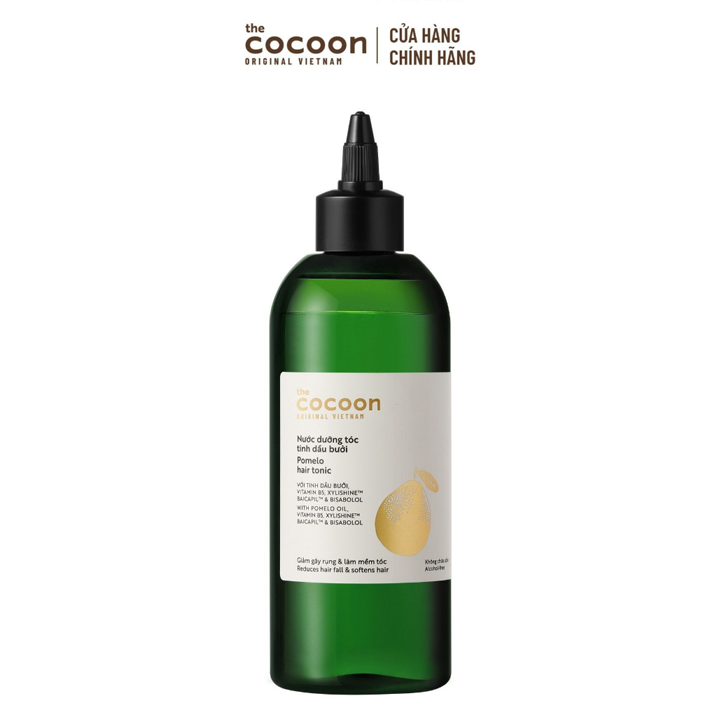 HÀNG TẶNG KHÔNG BÁN - BIGSIZE - PHIÊN BẢN NÂNG CẤP - Nước dưỡng tóc tinh dầu bưởi Cocoon 310ml