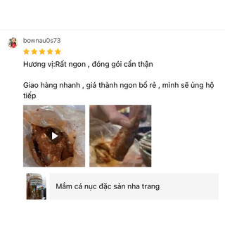 Mắm cá nục đặc sản nha trang