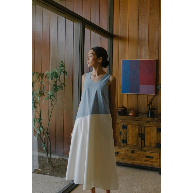 Váy midi suông H.D Paris dư xịn