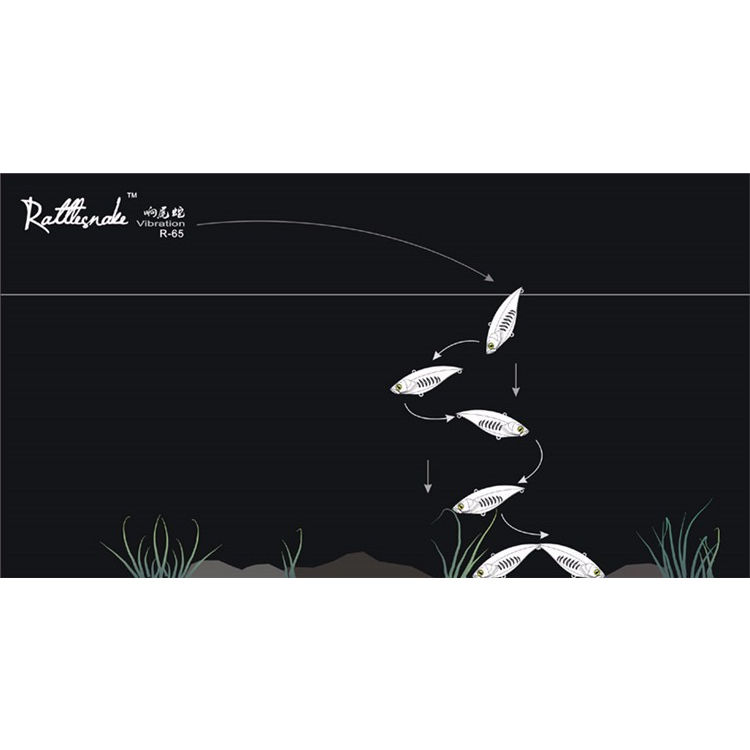 Mồi lure câu chìm Rattlesnake R65 14gram LureFans Hita Lure