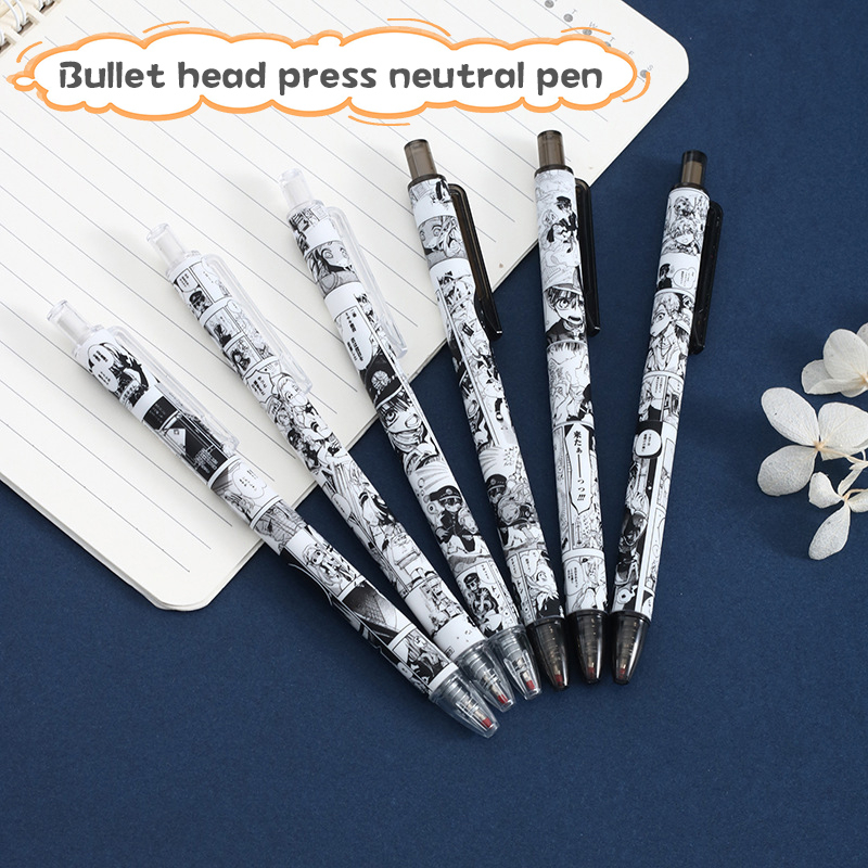 💜Bút Mực Gel Màu Đen Thiết Kế Đáng Yêu Dành Cho Học Sinh