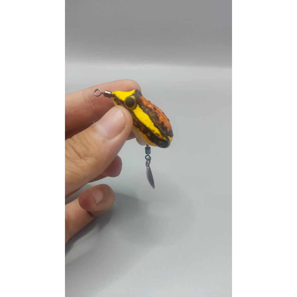 Mồi nhái hơi nhỏ câu cá nhát Hirushima EggFrog Tiny V2 Hita Lure