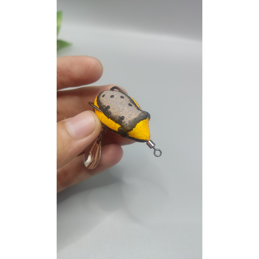 Mồi nhái hơi nhỏ câu cá nhát Hirushima EggFrog Tiny V2 Hita Lure