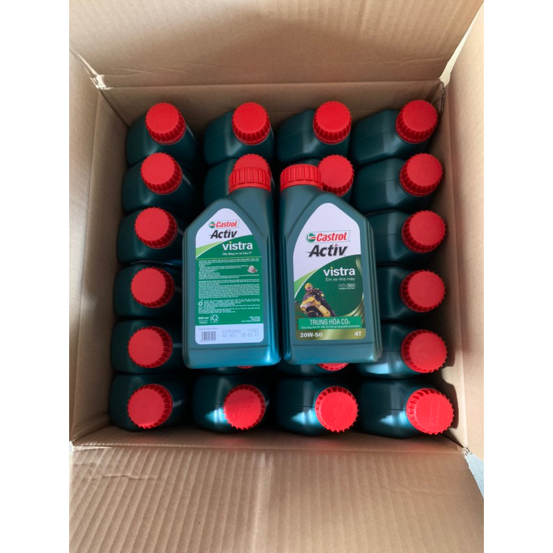 Dầu nhớt dùng cho xe số 800ml Castrol Vistra
