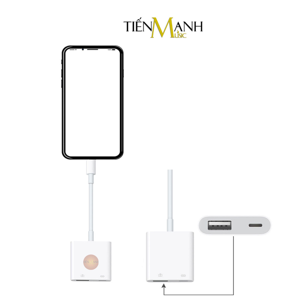 Dây Cáp OTG Kết nối Micro, Đàn Organ, Piano Với Mọi Điện Thoại, Smartphone OTG900 - USB 3 Camera Adapter Mic Microphone