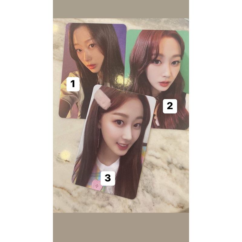 Thẻ hình aespa Giselle trading được chọn