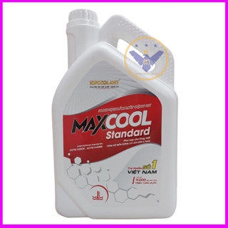 Nước làm mát động cơ xe ô tô( màu đỏ) Maxcool lon 500ml, 1 lít, can 4 Lít