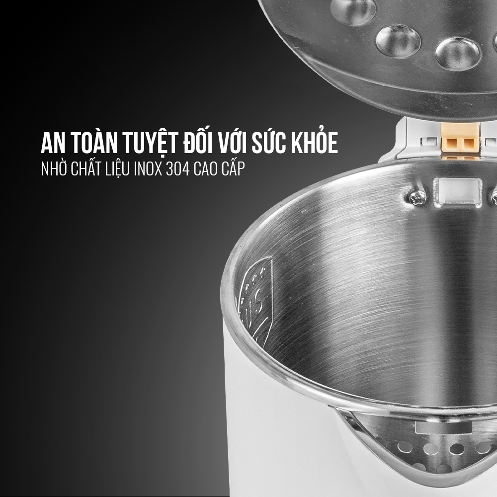 Ấm đun siêu tốc Elmich 1,5L KES-3868