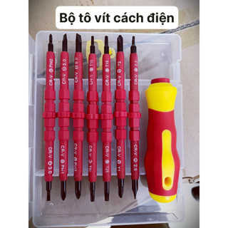 Bộ tô vít cách điện 8 chi tiết