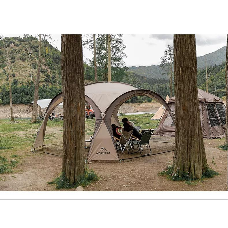 Bộ 2 tấm vải chắn Lều trung tâm, lều mái vòm Moutianhiker SZK-381 kích thước 410*410*230cm phù hợp 8-10 người