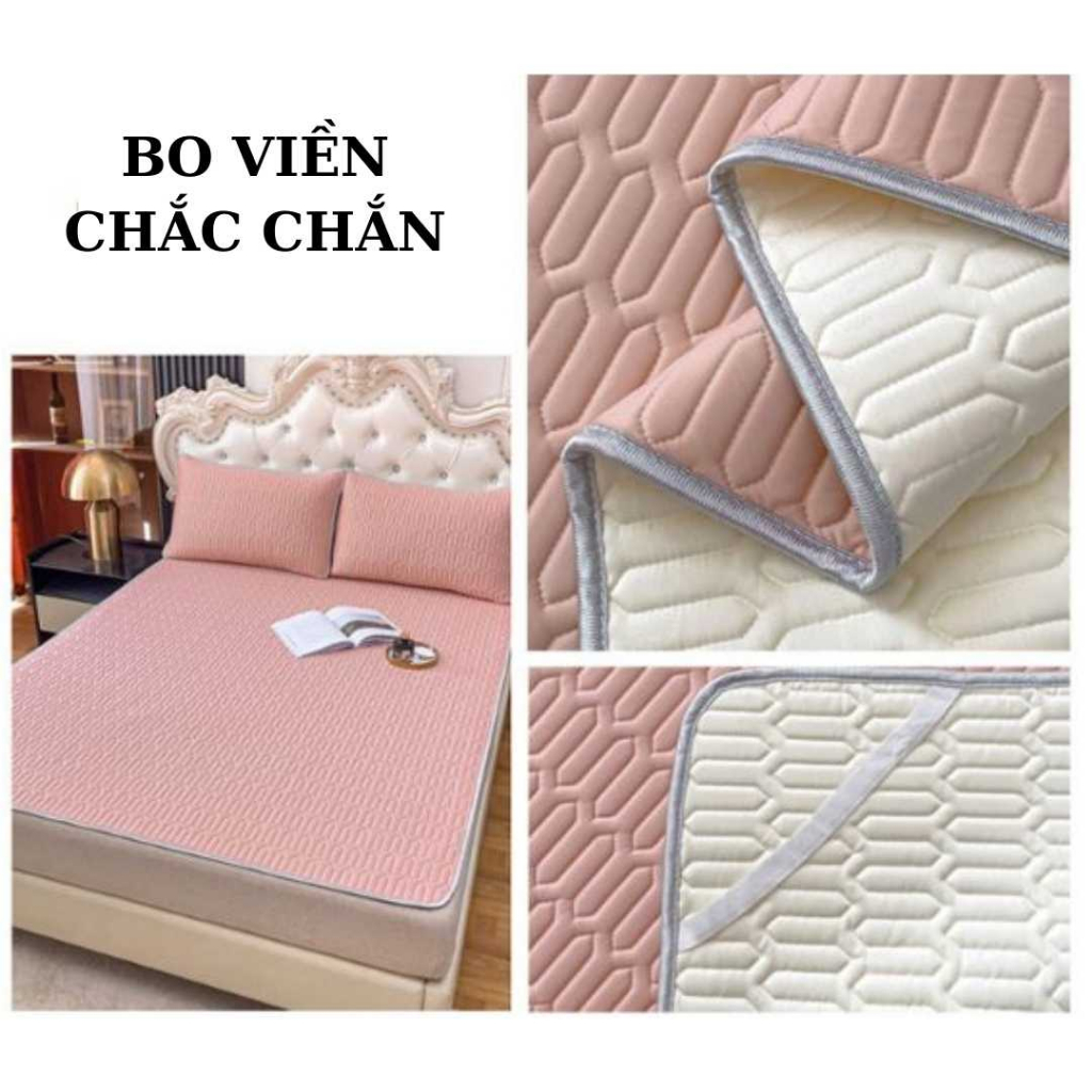 Chiếu điều hòa cao su non Latex Thái Lan M2T BEDDING mềm mịn mát thấm hút mồ hôi tốt