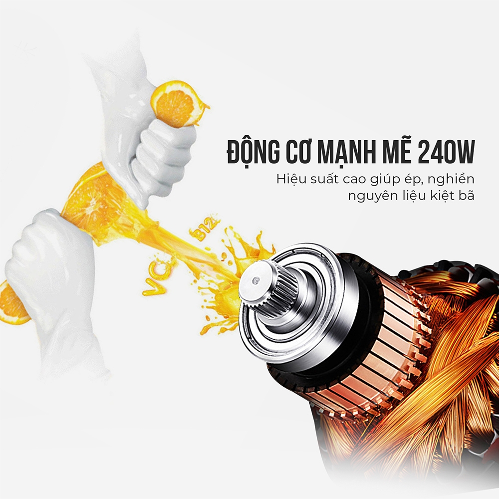 Máy ép chậm trái cây Elmich JEE-1855OL