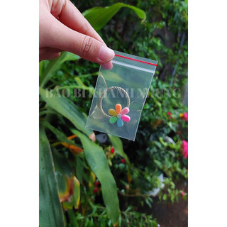 100GR TÚI ZIPPER (ZIPPER CHỈ ĐỎ)