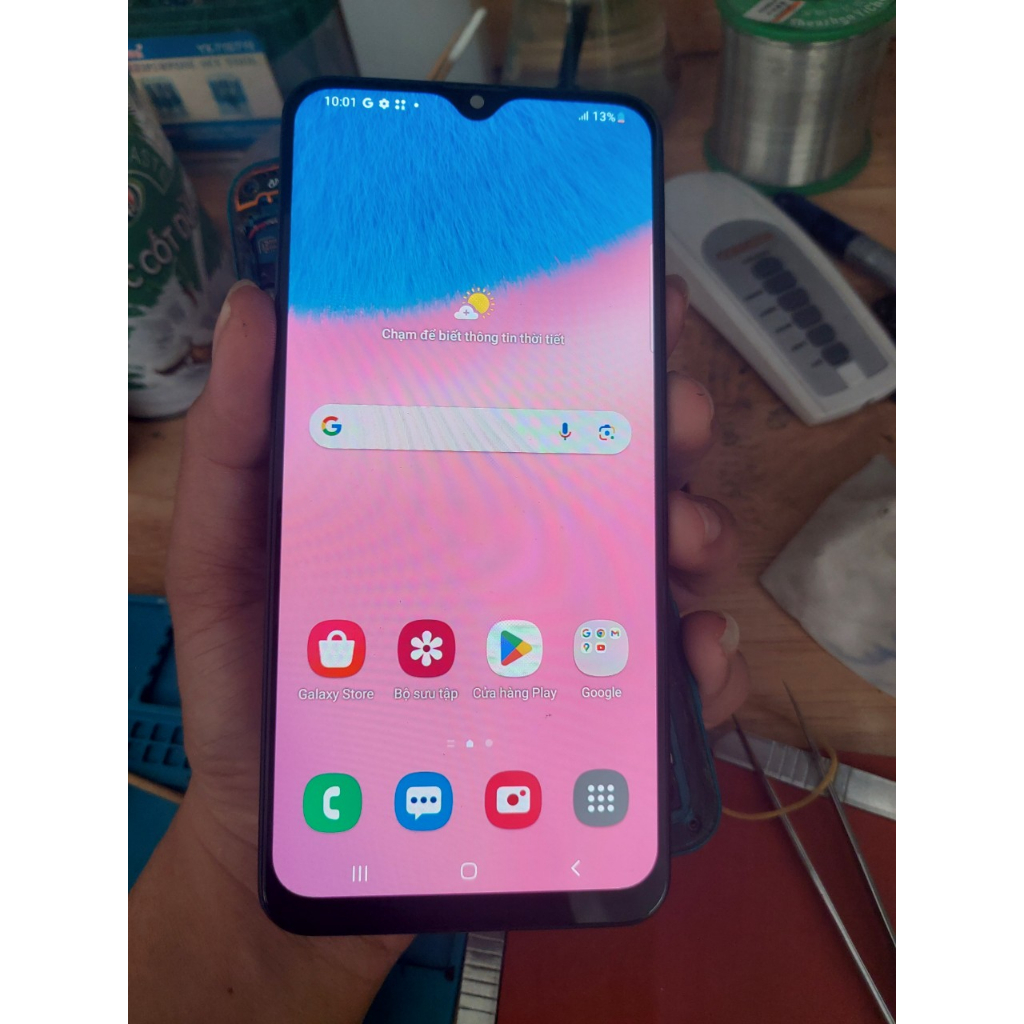 Màn hình Zin bóc máy hãng Samsung A30S nguyên khung, màn đẹp, không ám ố, giao hàng nhanh mọi miền tổ quốc