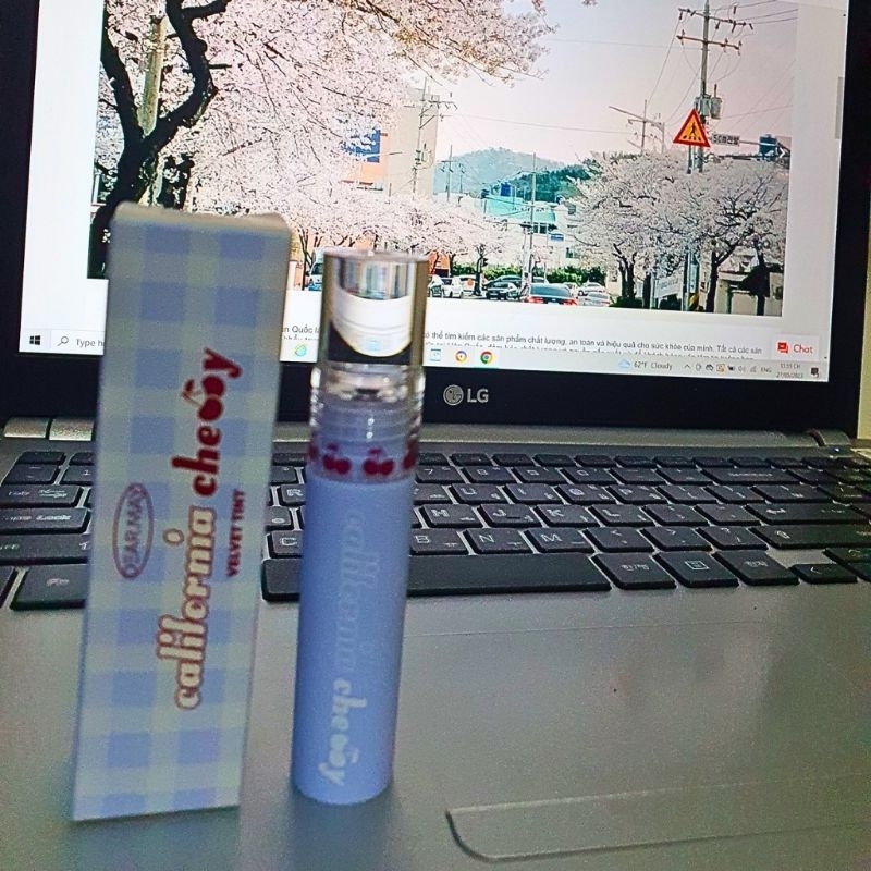 Son hàn  DEARMAY California Cherry Velvet Tint 4.4g