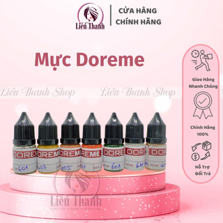 Mực xăm thẩm mỹ DOREME chuẩn Hàn - lên màu cực đẹp - tôn da - chuyên dùng khử thâm- Liễu Thanh Shop