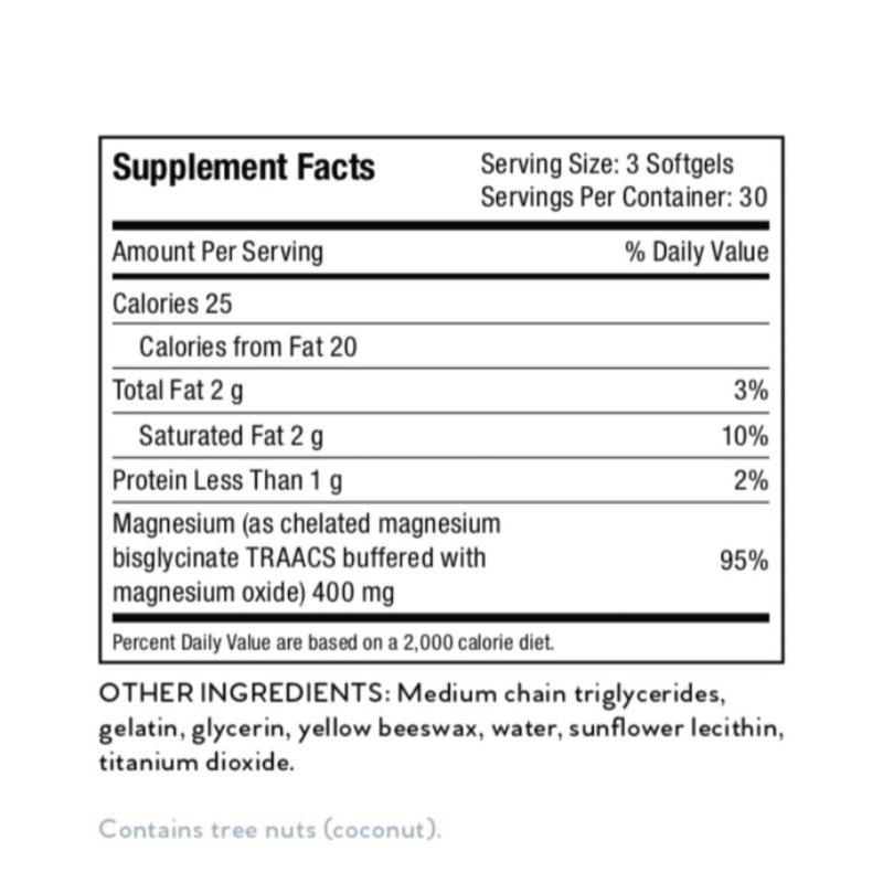 Viên Magnesium Glycinate 400mg Với Công Nghệ TRAACS Đạt Độ Tinh Khiết 99% Giúp Ngủ Ngon, Trẻ Hóa, Giảm Căng Thẳng Nurich