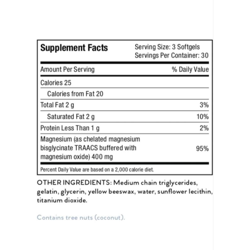 Viên Magnesium Glycinate 400mg Với Công Nghệ TRAACS Đạt Độ Tinh Khiết 99% Giúp Ngủ Ngon, Trẻ Hóa, Giảm Căng Thẳng Nurich