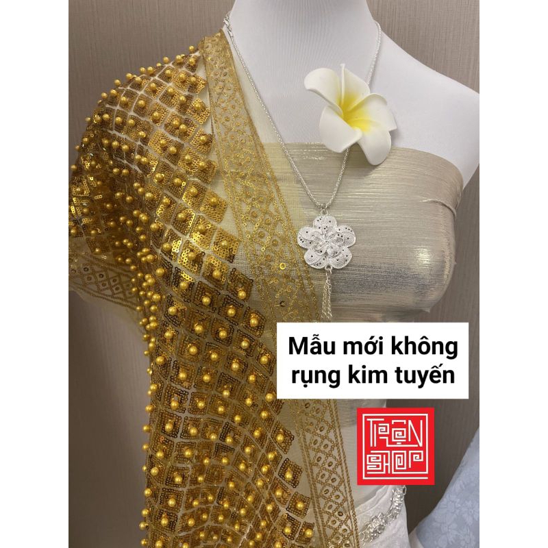 Trang phục Thái Lan mẫu mới không rụng kim tuyến set 5 món có sẵn