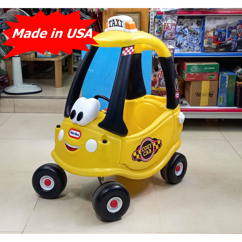95% Xe ô tô chòi chân Little Tikes Taxi MADE IN USA