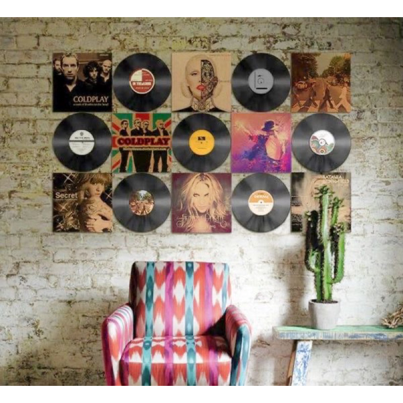 Đĩa than xưa, dùng trang trí