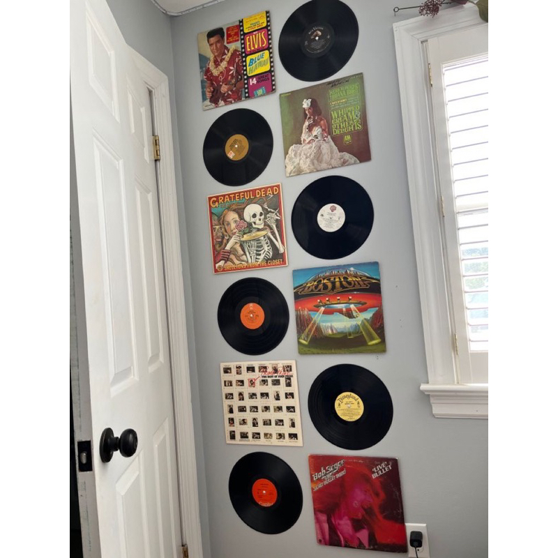 Đĩa than xưa, dùng trang trí