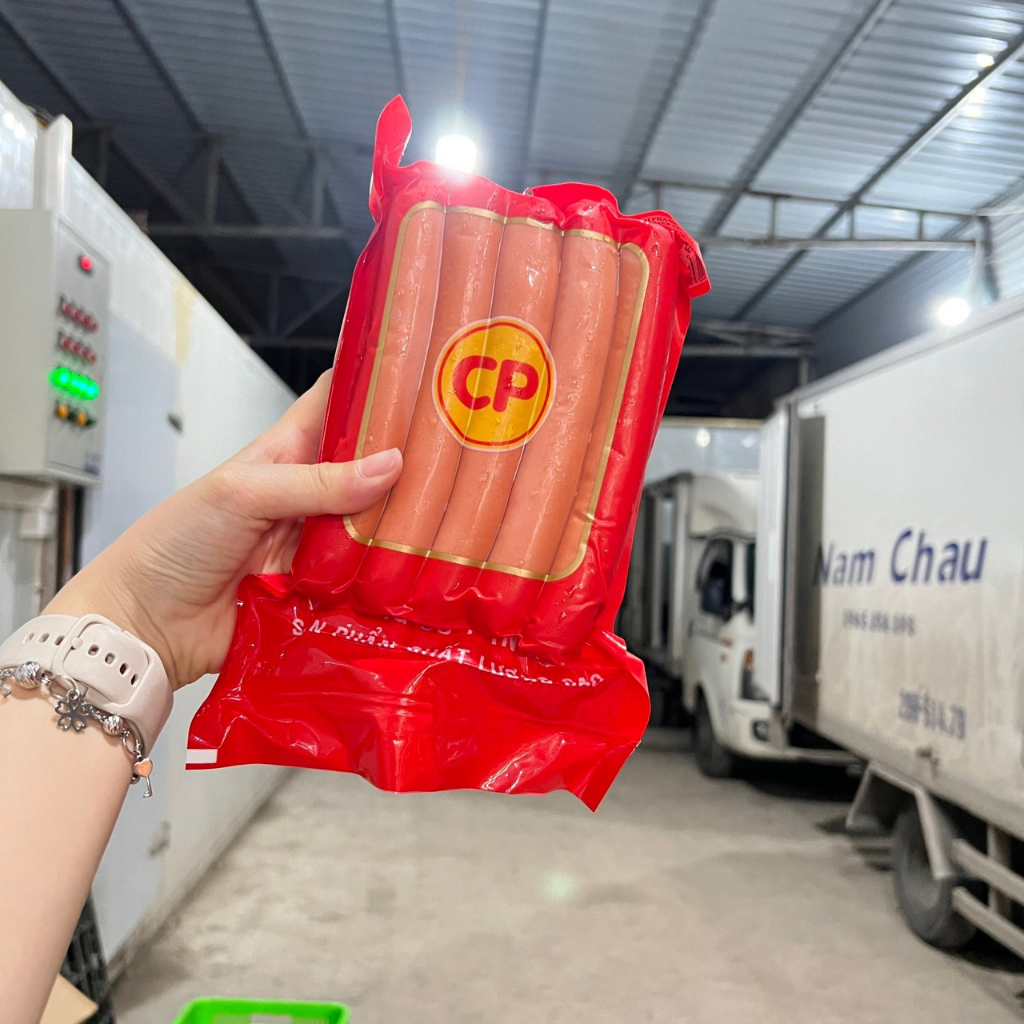 Xúc xích Frankfurter CP 500g thơm ngon từ thịt heo tươi sạch 100%[Hà Nội giao hỏa tốc] - Ảnh 3