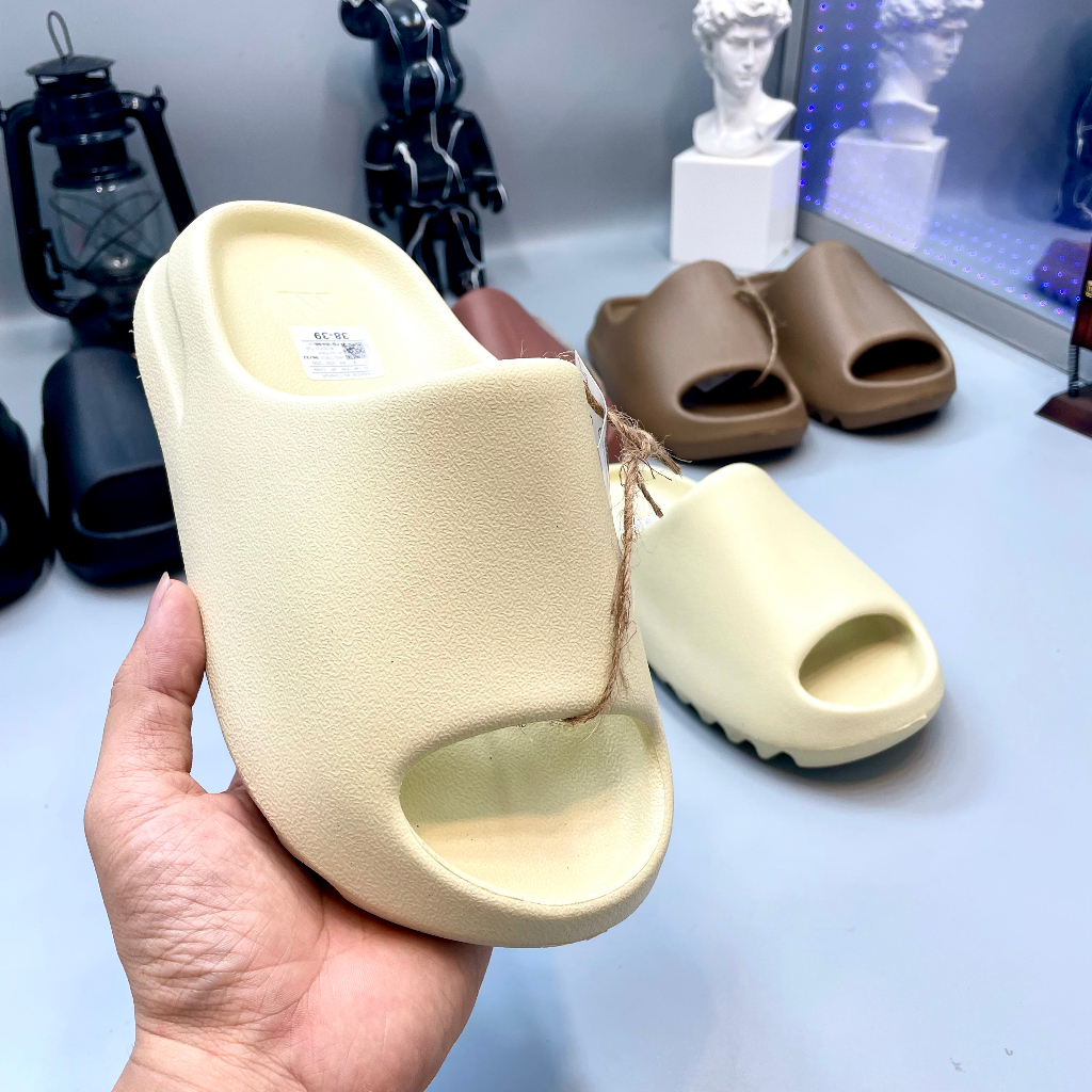 XẢ KHO - Dép bánh mì nam nữ Yezzy Slide bản vân nhám cao cấp 2023 full size 36-43