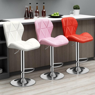 Ghế quầy bar bọc da mềm có dựa lưng cao cấp, ghế bar xoay 360 độ ngồi cafe sang trọng hiện đại GVP014