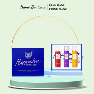 - hàng new - bộ xịt thơm miệng 3 mủi thơm giúp thơm miệng và làm sạch khuẩn