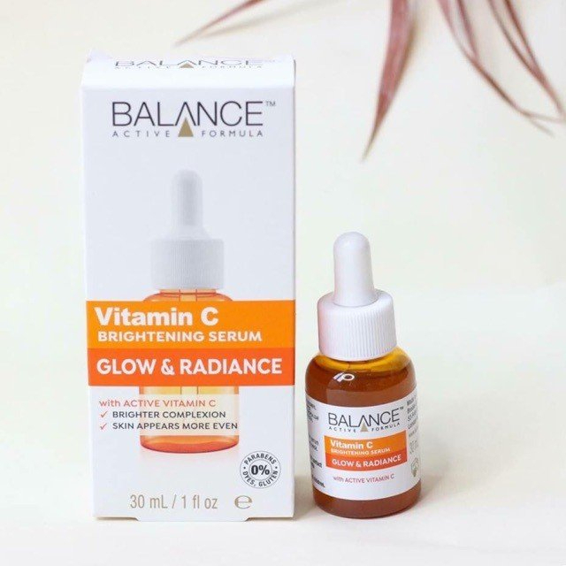 Serum Balance làm sáng da, giảm nám, tàn nhang, mờ thâm sau mụn Vitamin C Brightening Balance Active Formula 30ml 🎁🎁