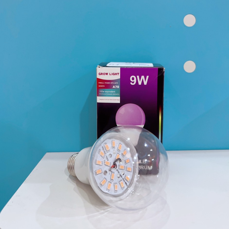 Bóng LED quang hợp kích thích cây trông tăng trưởng trong nhà 9W