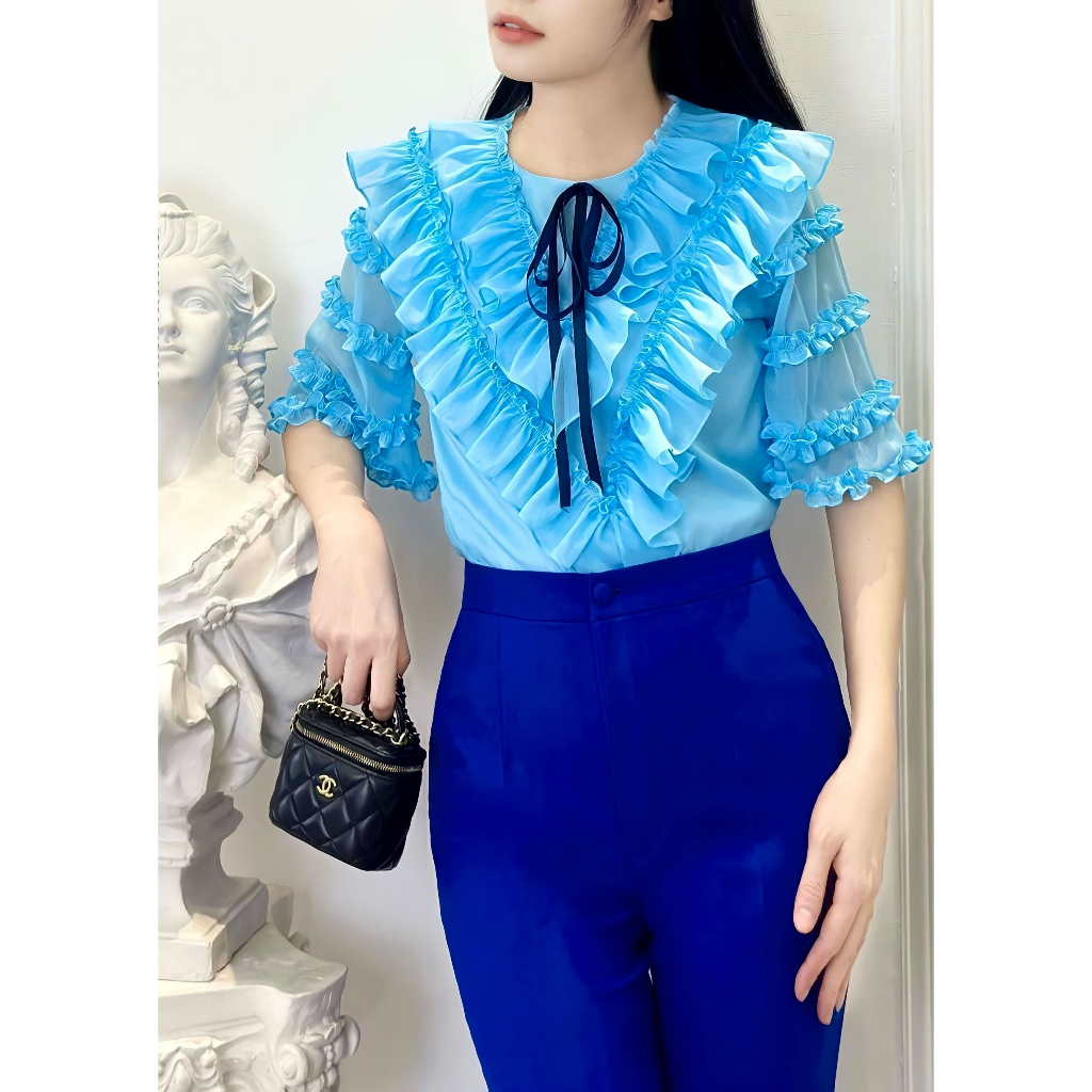Set áo bèo tiểu thư thiết kế cao cấp
