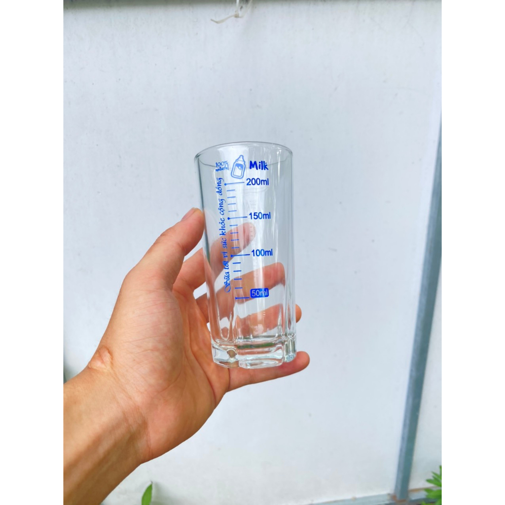 Cốc pha sữa chia vạch thủy tinh 250ml Lotus Glass Sỉ / Lẻ | BigBuy360 - bigbuy360.vn