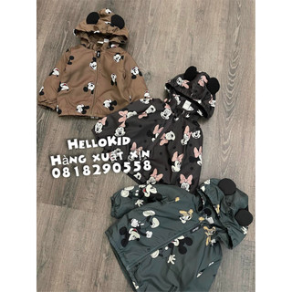 Áo gió nhiều hình Mickey