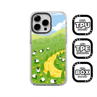 Ốp Iphone Chống Sốc đàn cừu thảo nguyên cho iphone 11 / 11 Pro Max /12/ 12 Pro Max / 13/ 13 Pro Max / 14 / 14 Pro sh1008