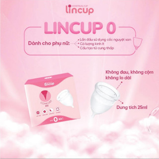 Cốc nguyệt san,Cốc nguyệt san Lincup chính hãng size 25ml - 34ml