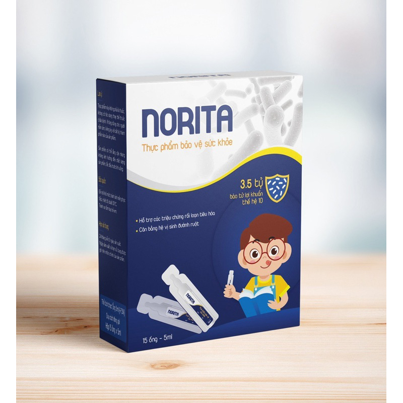 Men Vi Sinh Norita Cải Thiện Táo Bón Cho Bé 15 ống/hộp