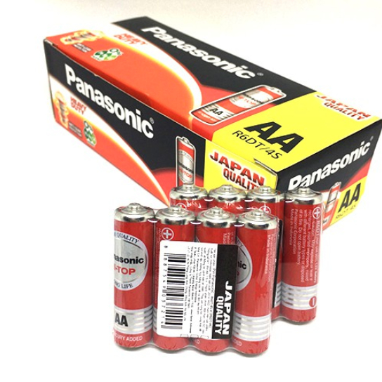 Hộp 60 viên Pin AA Panasonic Hi-Top Carbon R6DT/4S 1.5V - Hàng chính hãng