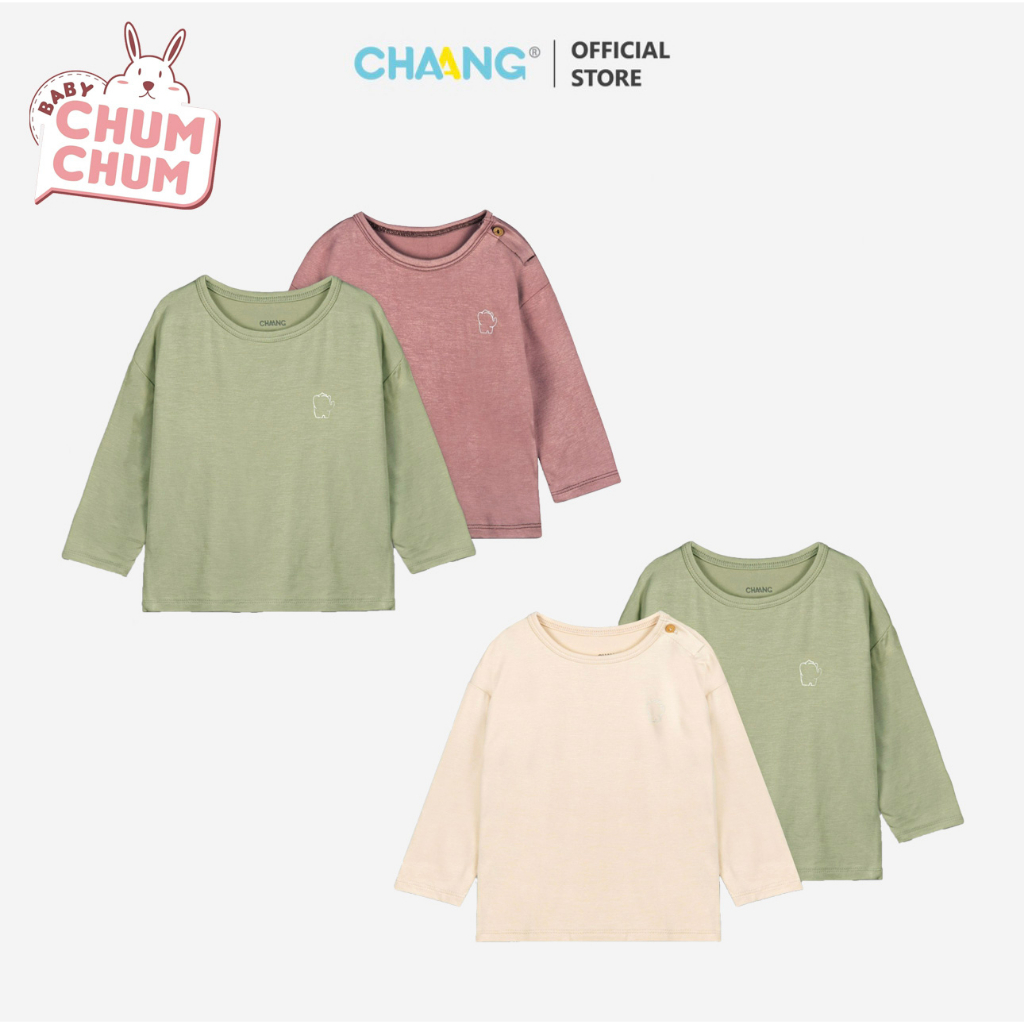Set Áo Cổ Tròn Park Cho Bé CHAANG AW22D10
