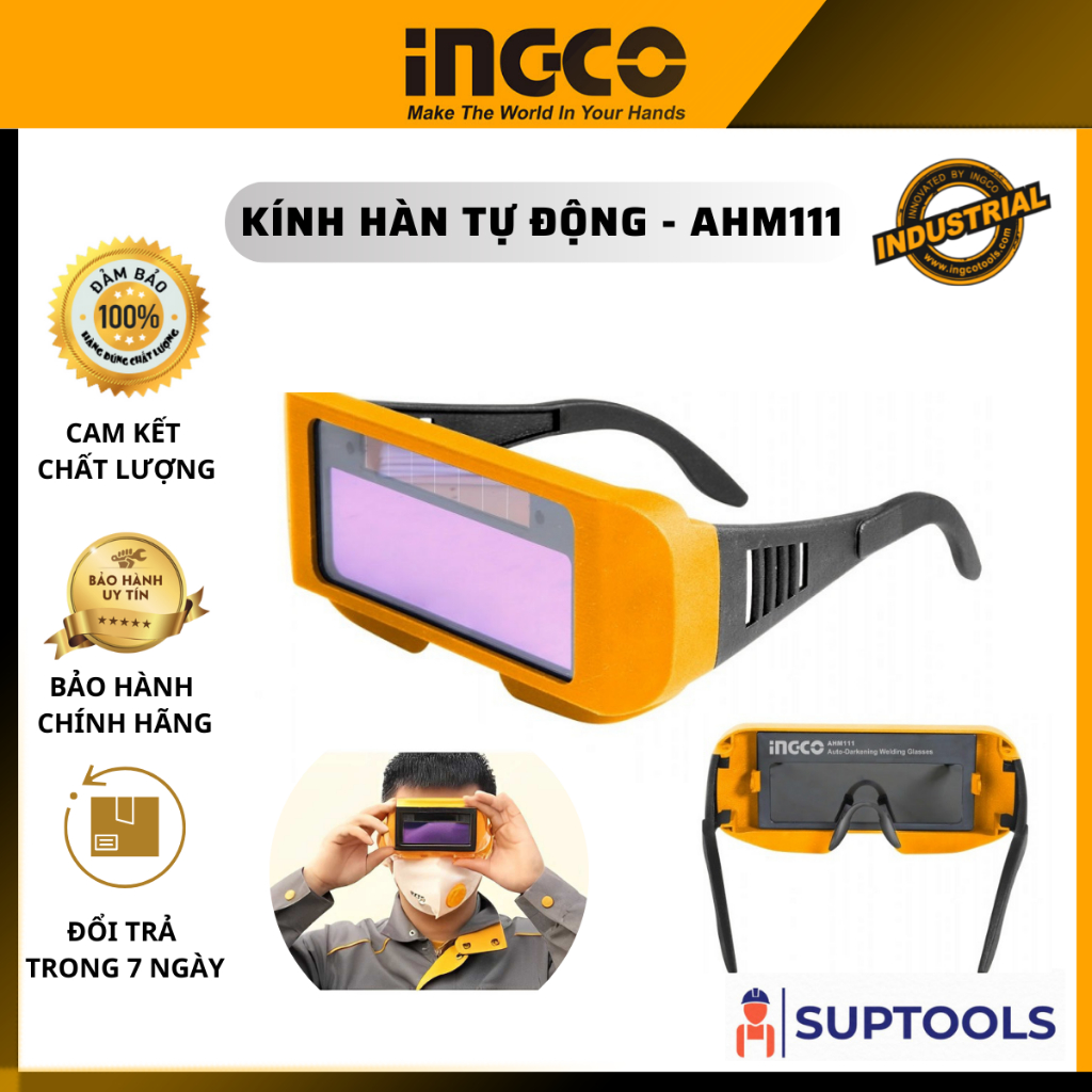 INGCO Kính hàn tự động AHM111 [Chính Hãng 100%]