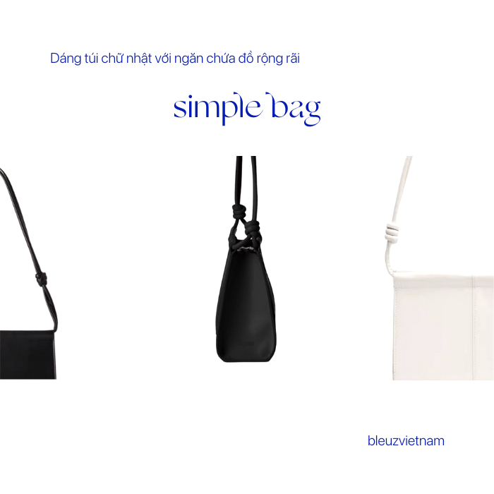 Túi Đeo Vai Nữ Sang Chảnh Cá Tính Da PU BleuZ - SIMPLE Bag