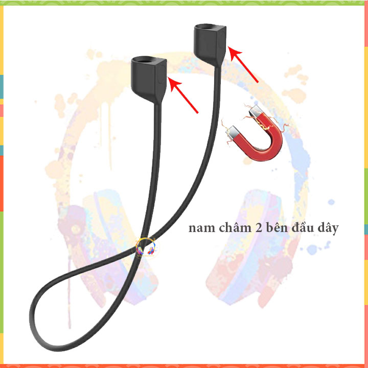 Dây đeo chống rơi tai nghe airpods có nam châm, dây giữ tai nghe
