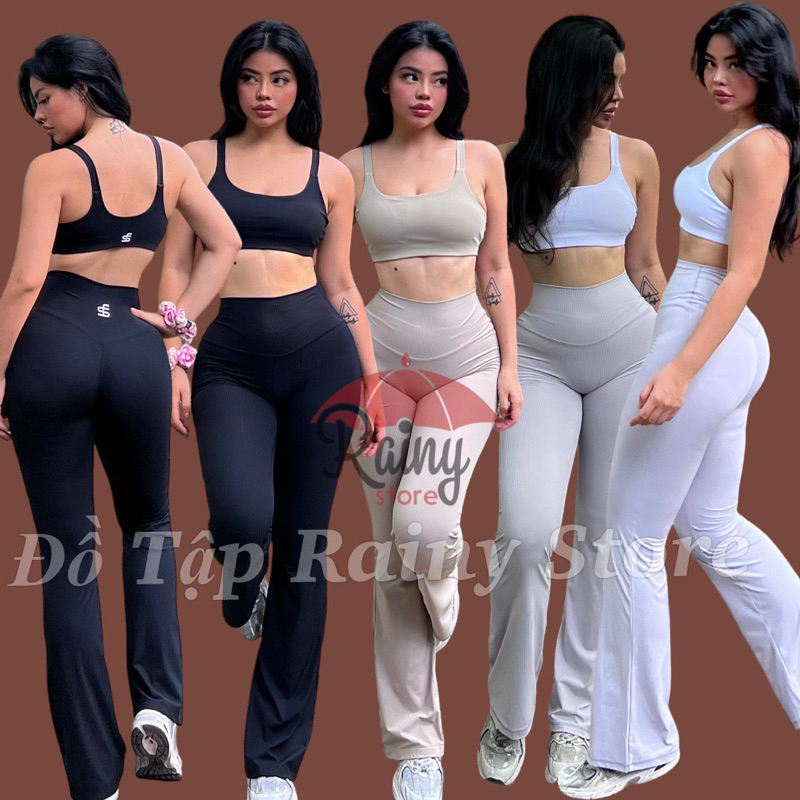 Quần tập gym yoga Ống Loe Sey hoặc Bra Cao Cấp Store