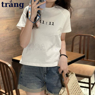 [ÁO THUN BABY TEE] IN "11:11" / BASIC / ĐƠN GIẢN [TAC KE HOA]