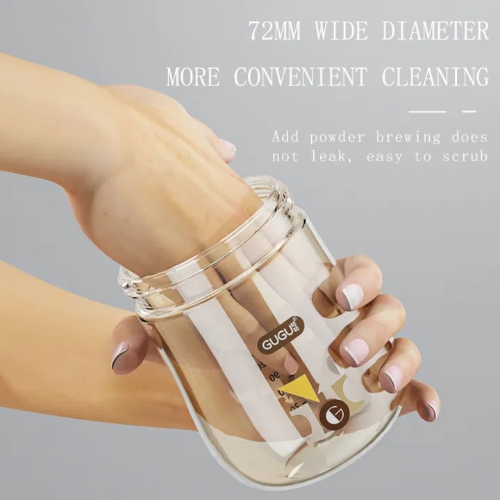 GUGU PPSU Bình Uống Nước Kèm Ống Hút Cho Bé 6-36 Tháng bình nước trẻ em,320ml